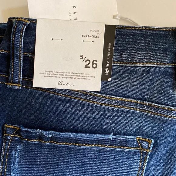Kancan High Rise Super Skinny Jeans - Picture 7 of 8